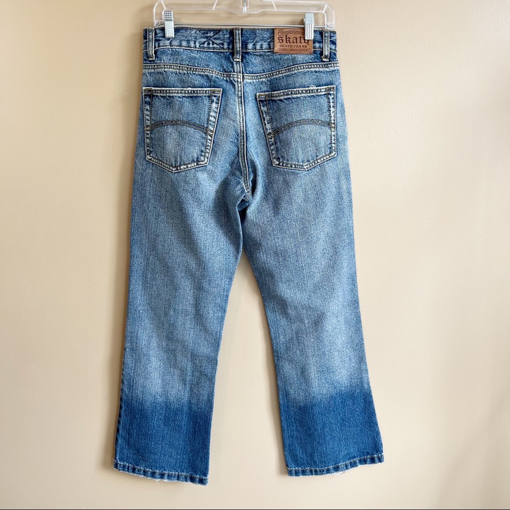 Vintage Skato wide leg jeans Baggy JNCO Style Size 30 x 30 Skater GTA LA 90s Y2K - Picture 4 of 7